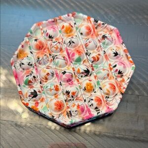Floral Octagon Pop It Fidget Toy